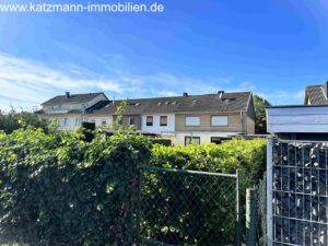 Blick auf das Haus von hinten