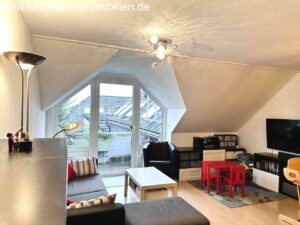 Wohnzimmer mit Blick zur Dachloggia