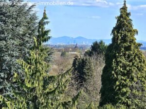 Blick von der Loggia (Schlafzimmer) auf das Siebengebirge