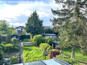 Gartenansicht vom Schlafzimmer