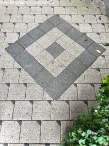 Pflaster im Eingangsbereich
