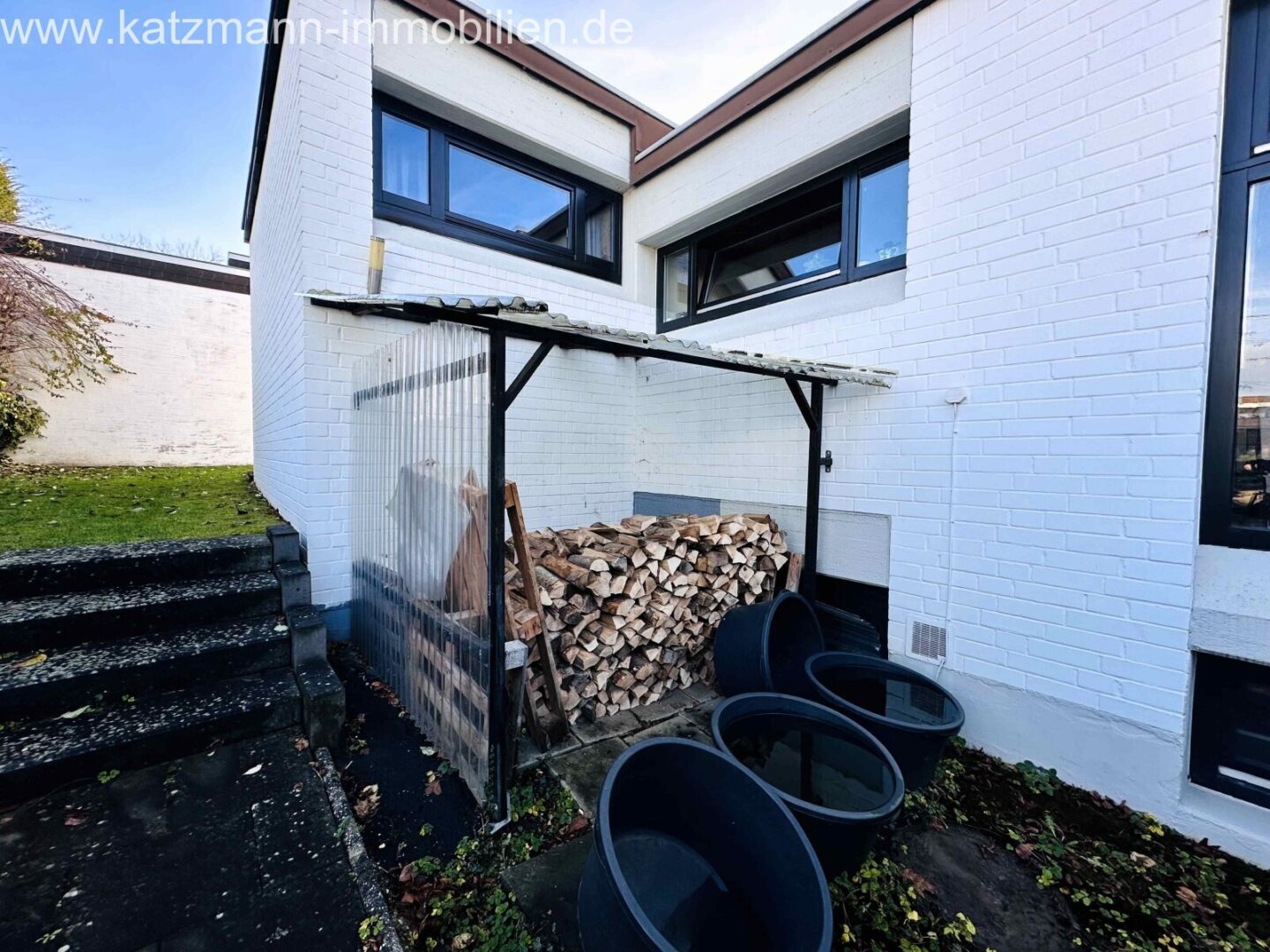 Lagerstätte Kaminholz