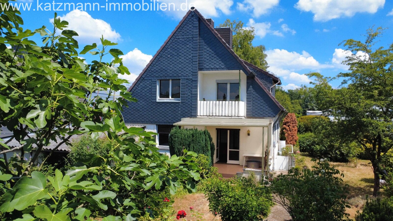 Haus mit Feigenbaum