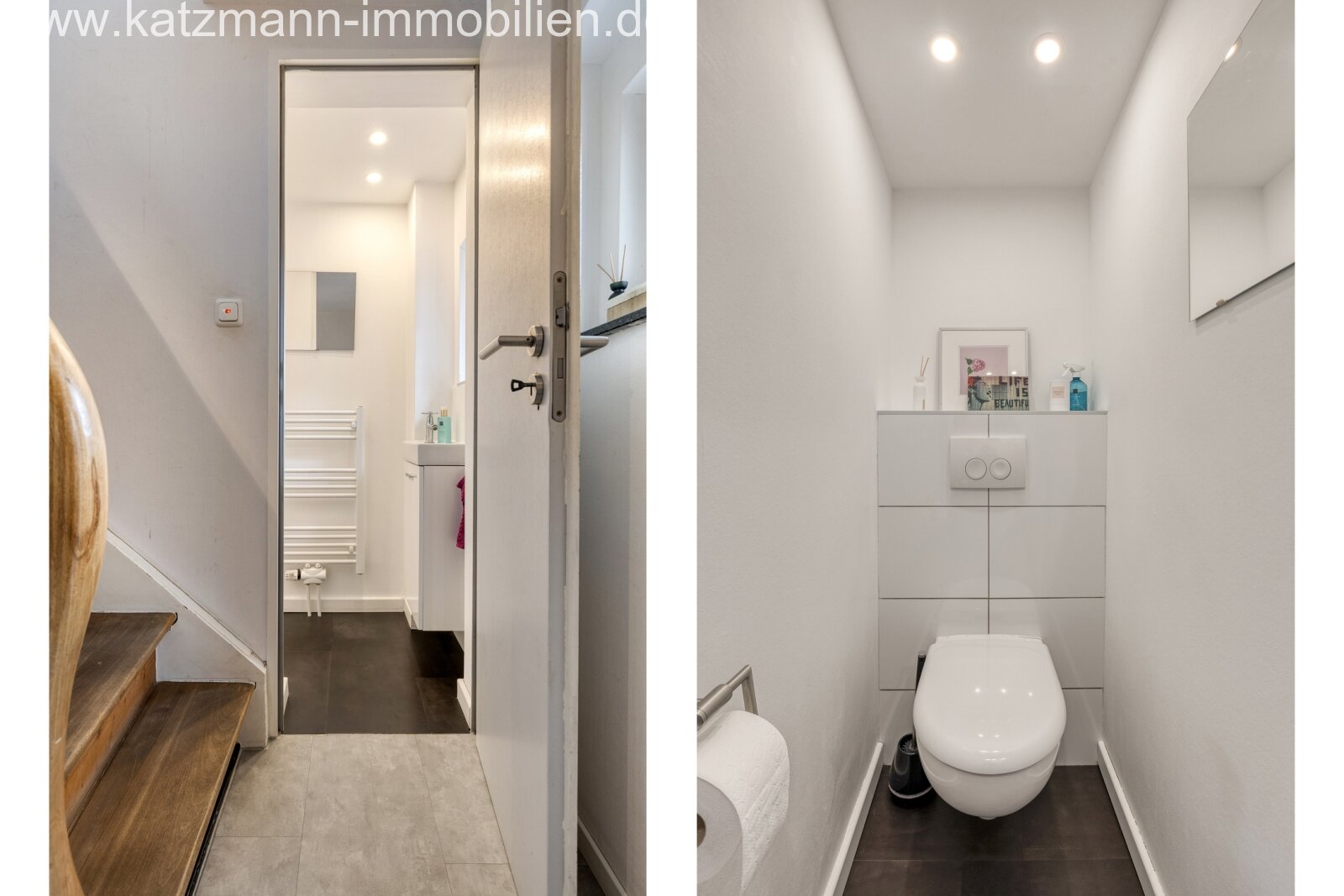 Modernes Gäste-WC