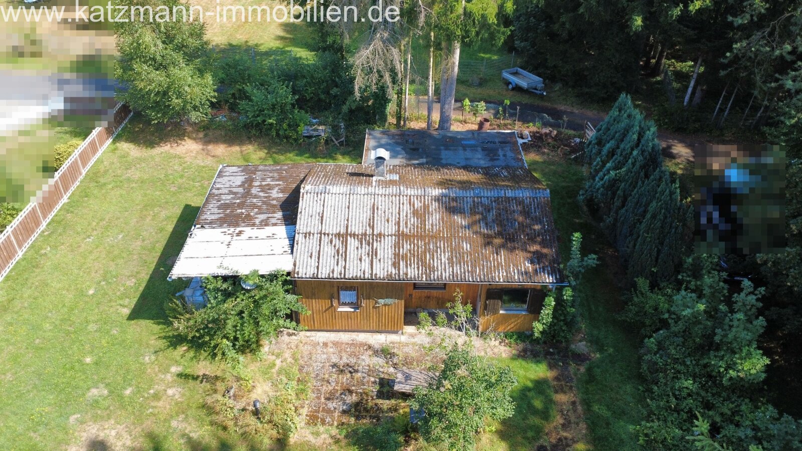 Haus von oben - weitere Perspektive