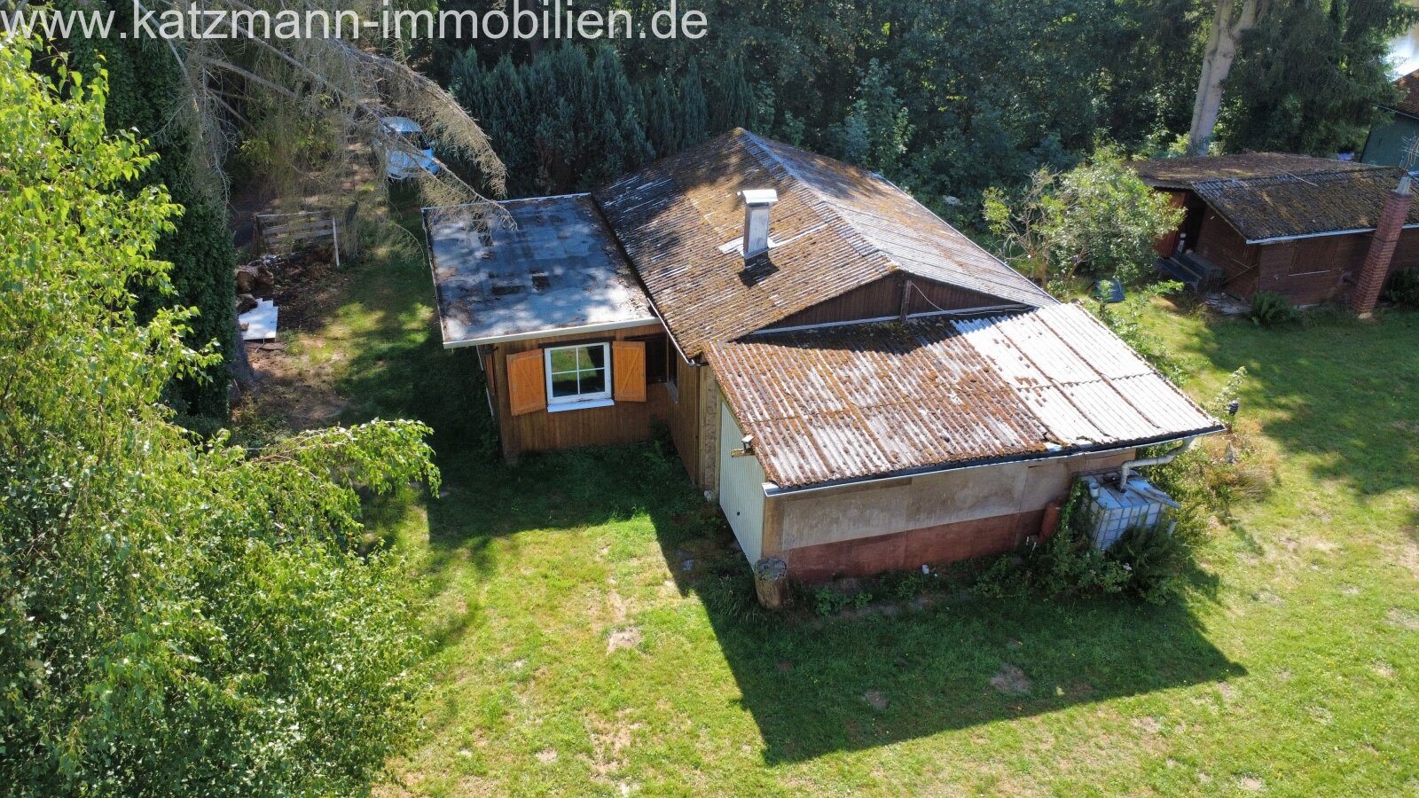 Haus von oben - weitere Perspektive