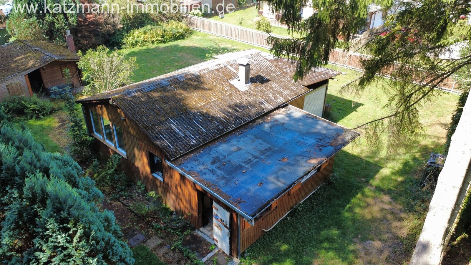 Haus von oben - weitere Perspektive