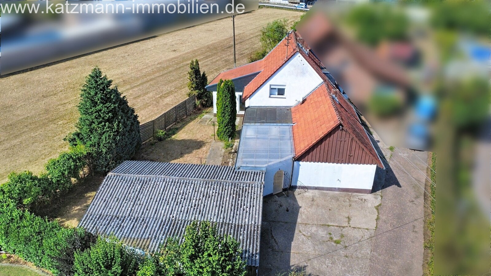 Drohne Einfahrt