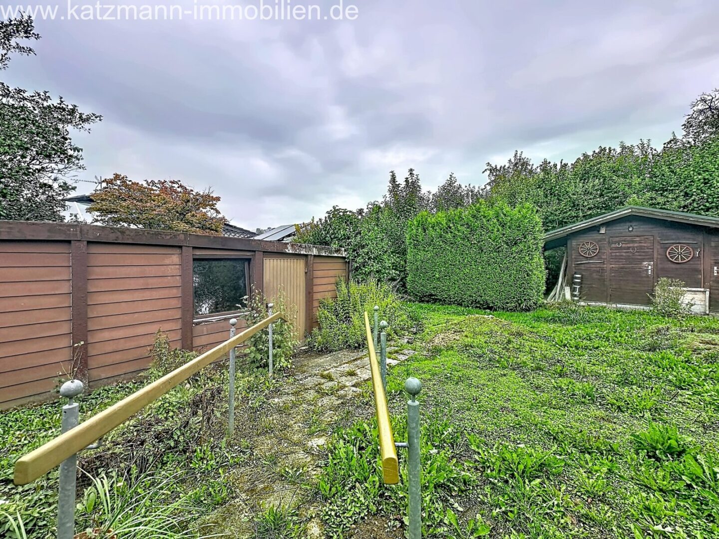 Garten und Schuppen